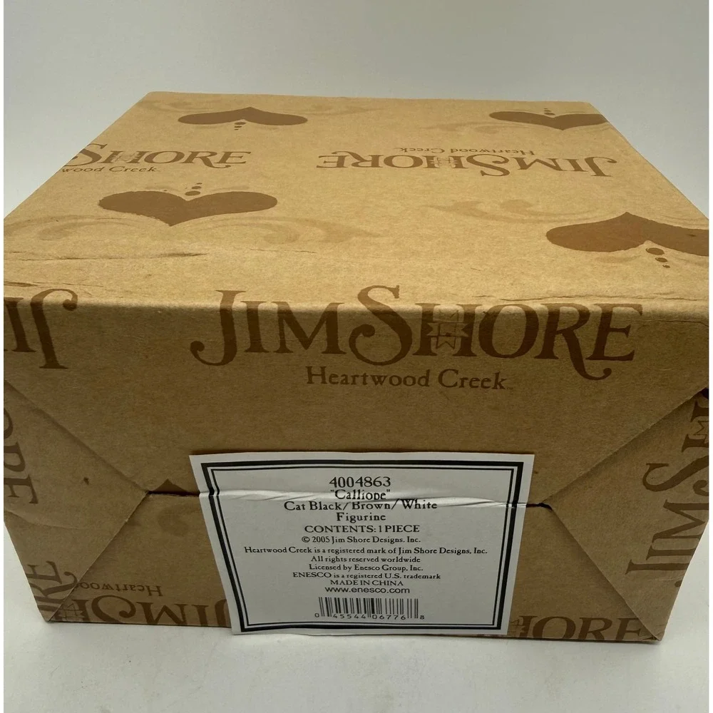 Jim Shore Heartwood Creek Calliope Cat Figurine 4004863 Calico Cottage Patchwork